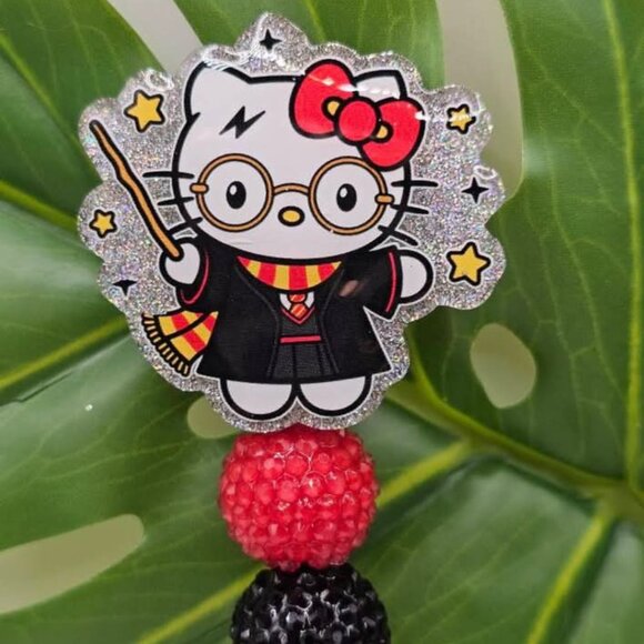 Wizard Kitty Badge Reel - Picture 1 of 1